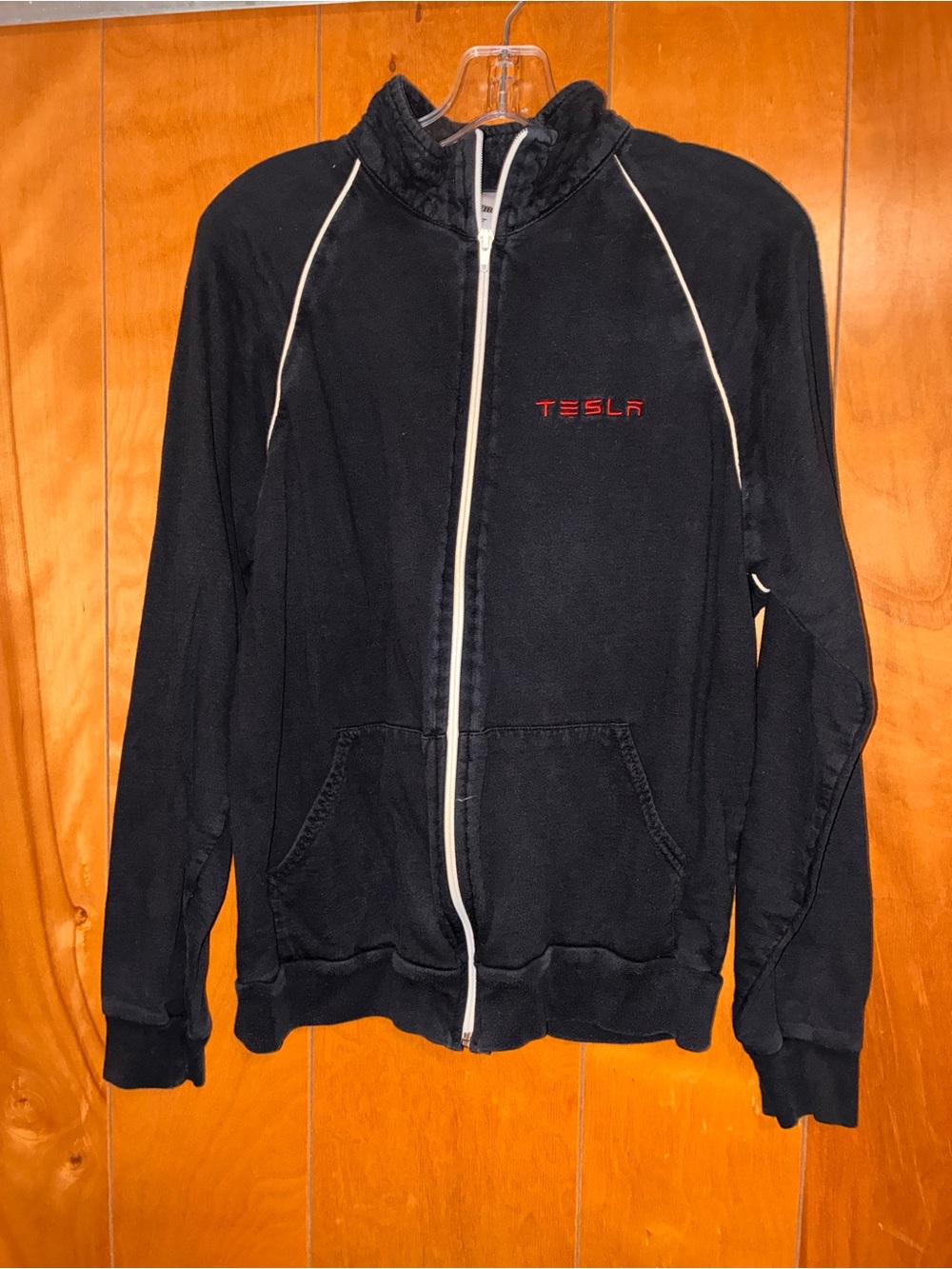 Tesla Men’s Black Full-Zip Jacket S